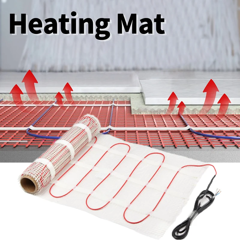 underfloor heating carpets 230v floor heating mat single conductor heating mat