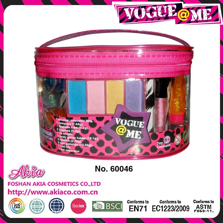 Коробка для макияжа Akiaco для детей, игрушка для макияжа, набор для макияжа для детей