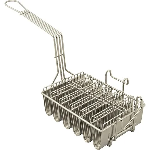 High quality China Cooking Tool 8 Cells Stainless steel 304 Taco Shell mesh fry basket manufacturer