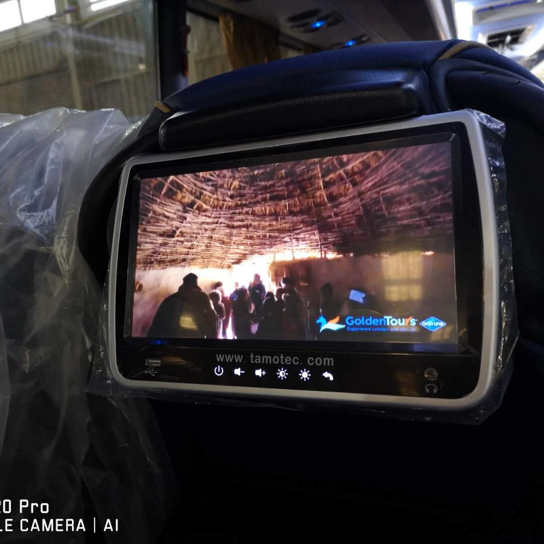 10.1-inch tour bus in-vehicle entertainment system/multimedia audio video entertainment system