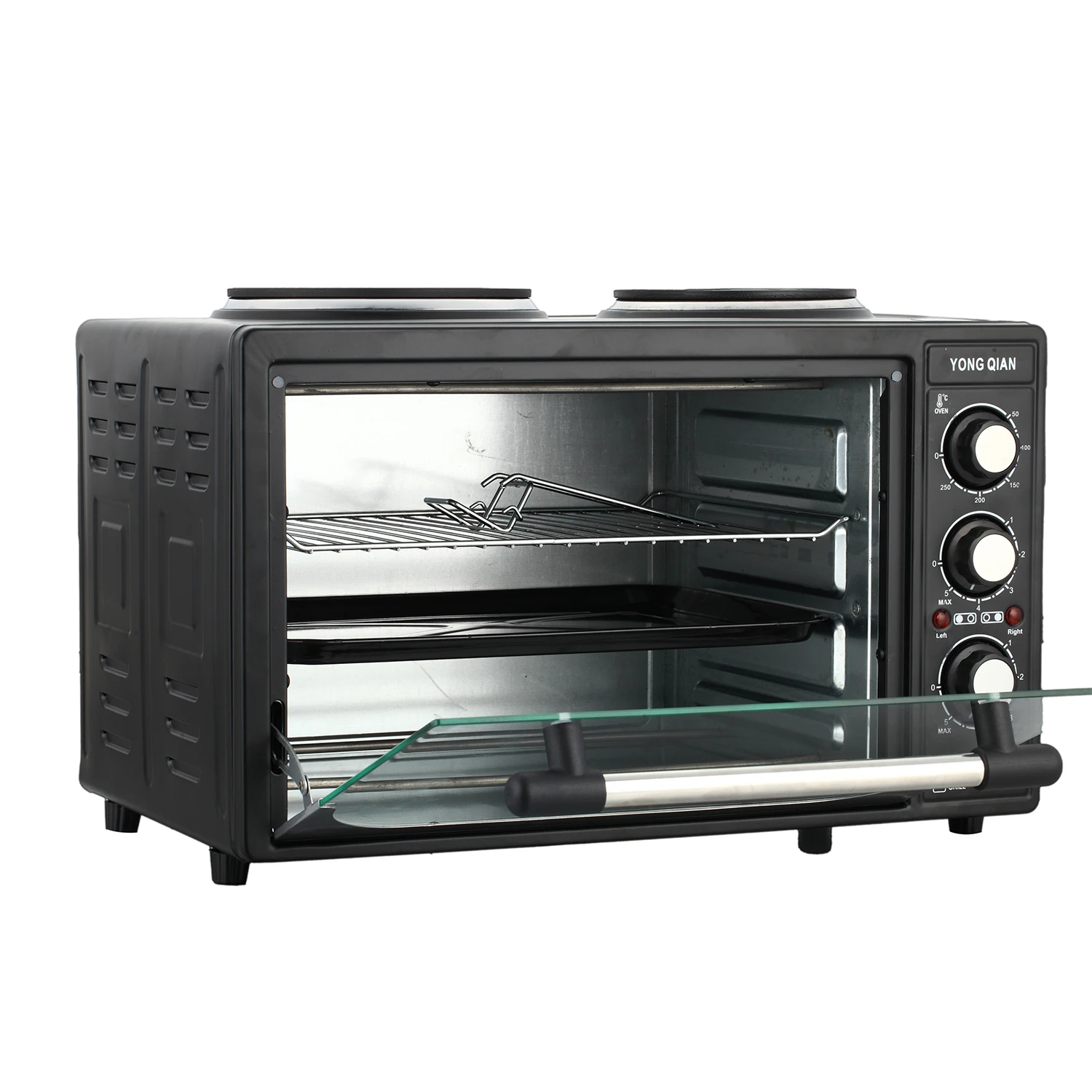 Household 30L Pizza Bread Maker Light Steel Stainless Power Warm Electric Toaster Oven