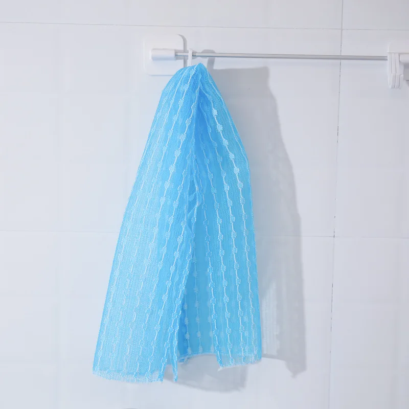 Long Rubbing Washcloth Bath Brush for Back Towels Remove Body Dirt Scrub Shower Sponge for Body Bathroom Accessories Nylon Towel