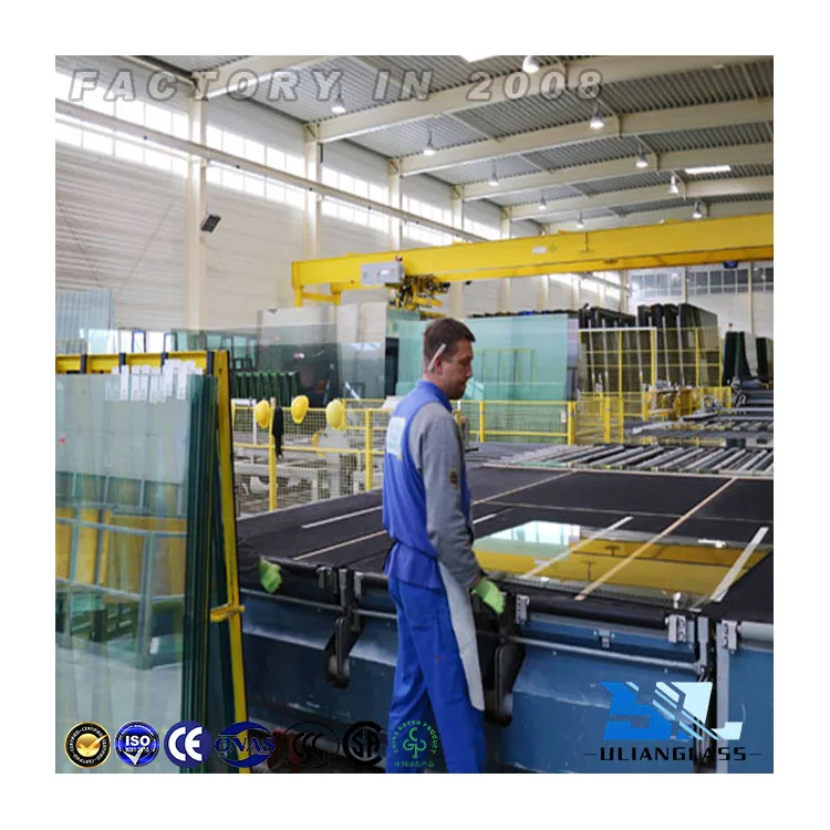 Ulianglass laminated glass hollow glass machining services bulletproof glass High Temperature Resistant Mezzanine