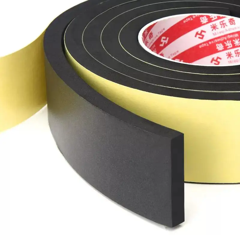 Foam Roll Water-Resistant Closed Cell Self adhesive EPDM seal foam