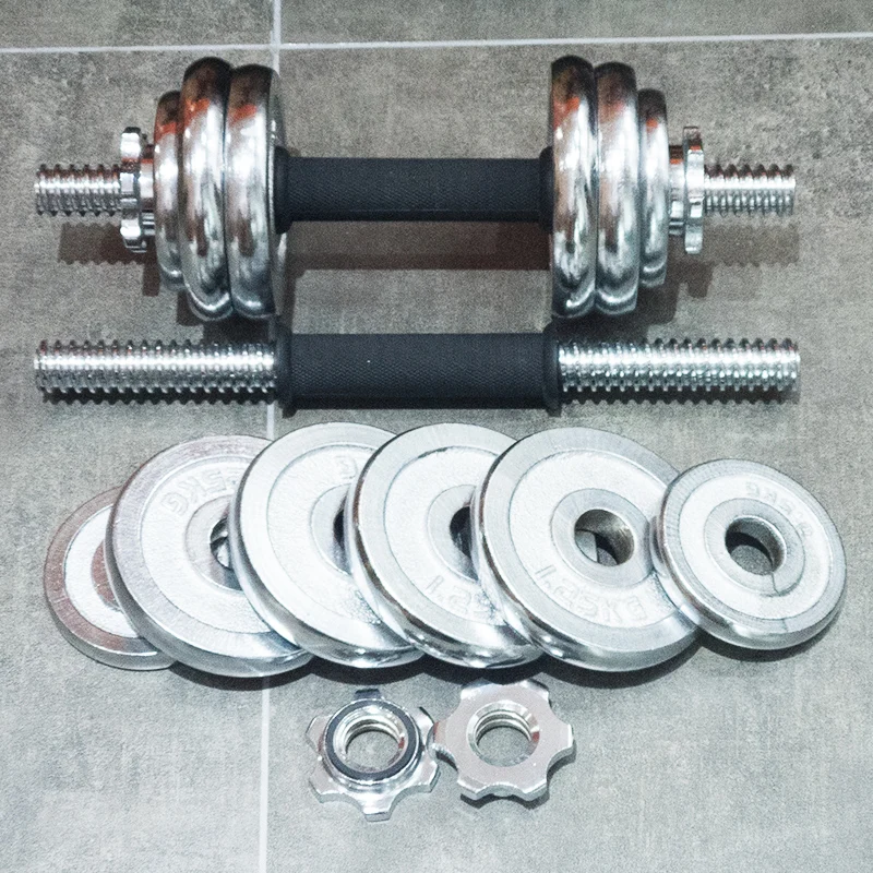 Wholesale GYM Fitness Home Equipment Adjustable 40 kg Dumbbell Barbell Set dumbbell kettlebell 2 kg Adjustable Dumbbell Set