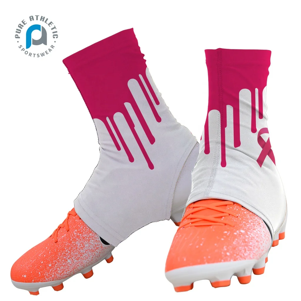 Чистый OEM США Рак молочной железы известные Пользовательские Розовые футбольные лотки клинковые чехлы