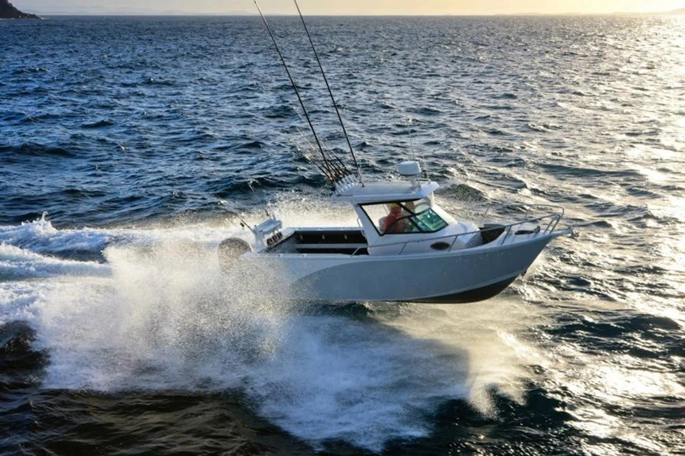 
Qingdao Gospel 6.85m/ 23ft Cuddy Cabin Aluminum Fishing Boat for sale with Australian Build Plate 