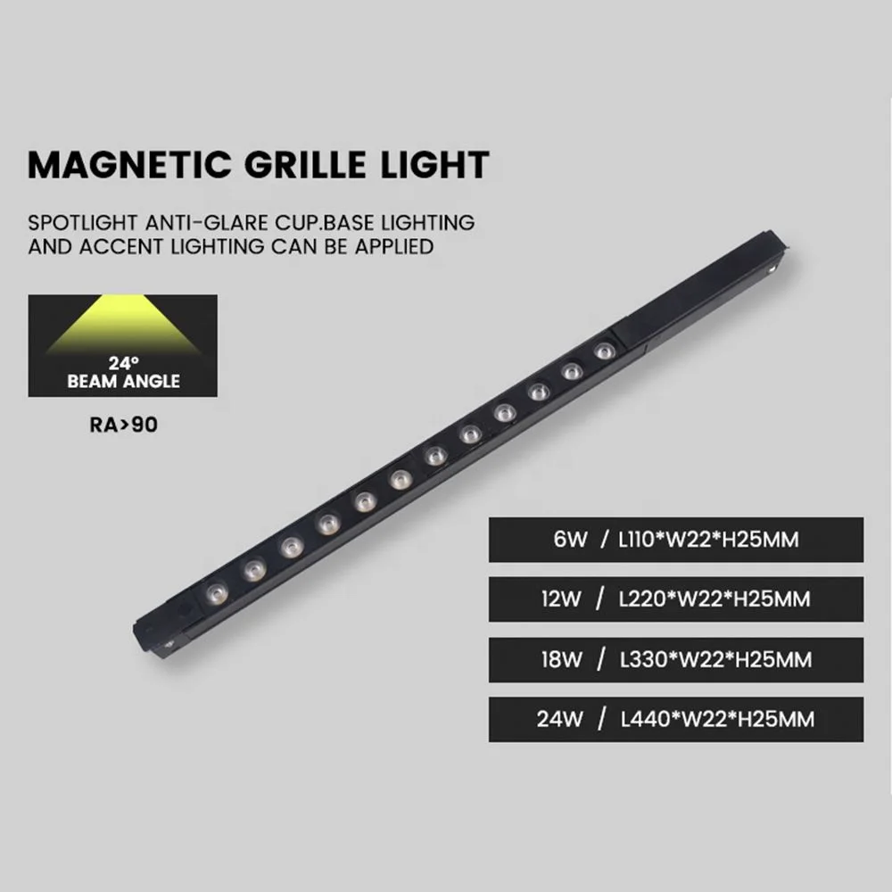 Tuya Zigbee Smart Folding Grille Light Ceiling Interior Lighting Magnetic Track Light