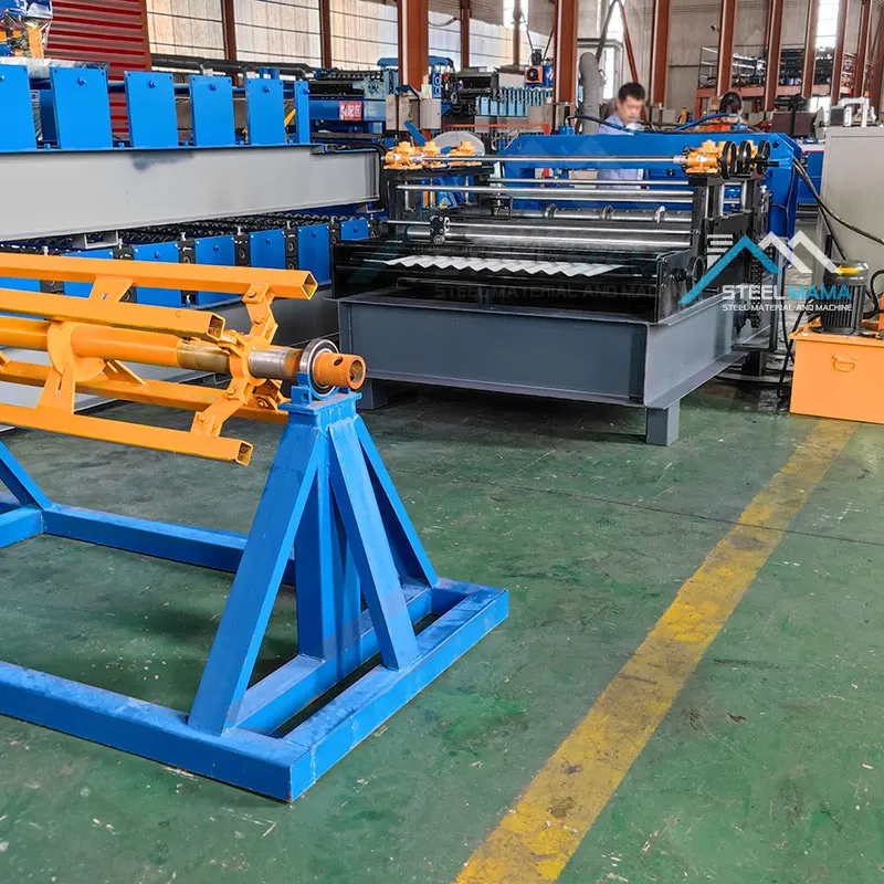 High speed full automatic color steel metal iron sheet  leveling and slitting machine