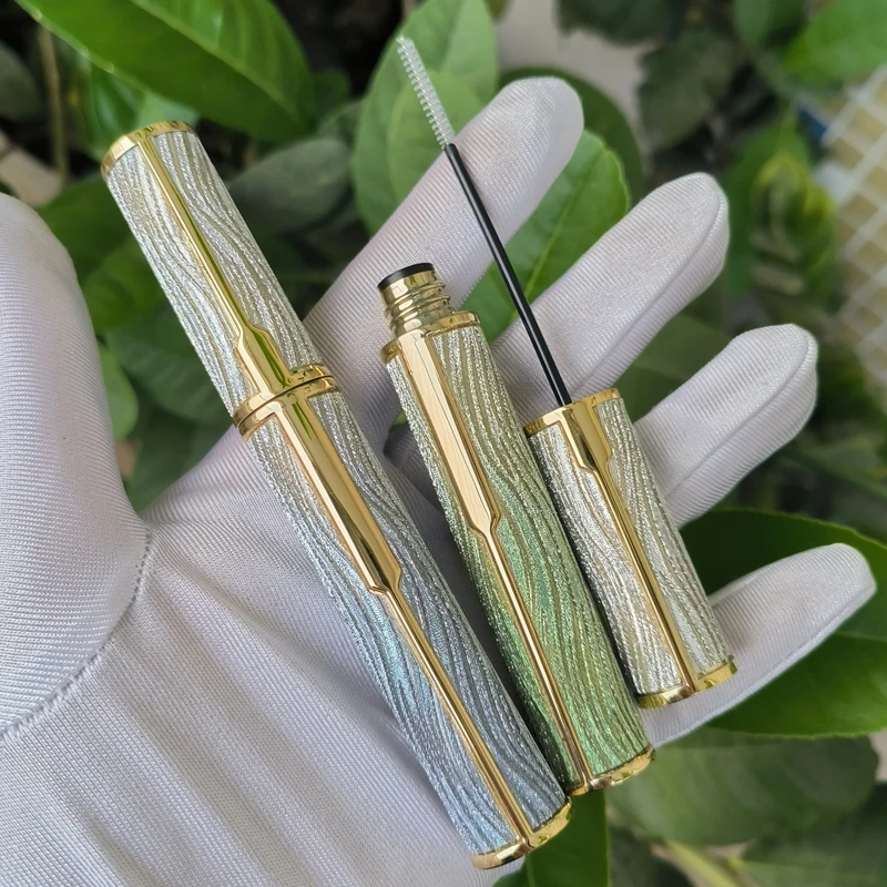 J116 3.5ml PETG Round Mascara Tube Empty Custom Mascara Packaging Serum Empty Mascara Tube With Eyelash Wand