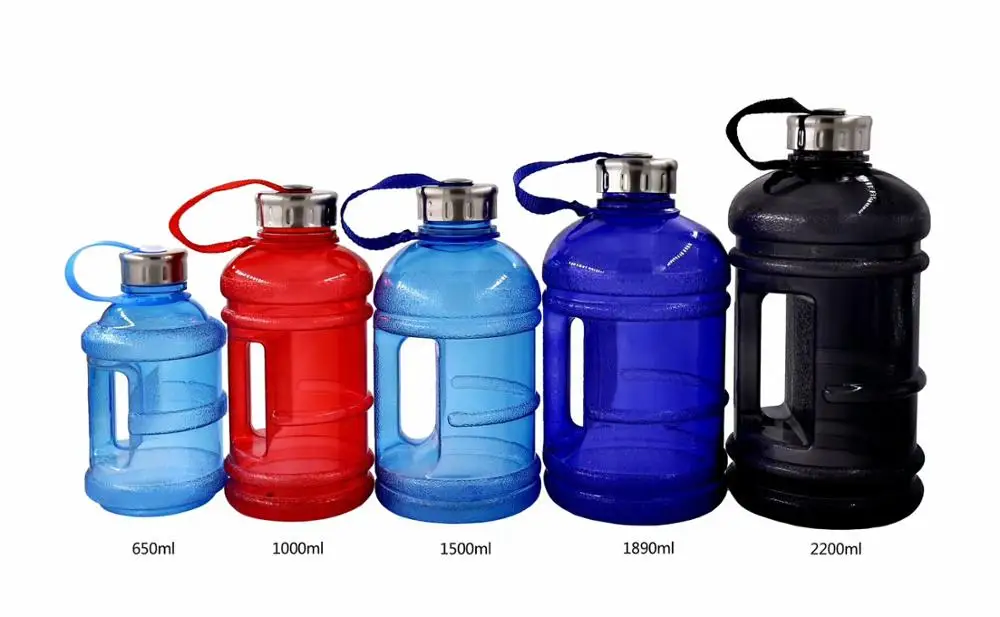 1.5 Liter Assorted Colors BPA Free Reusable Plastic Fitness 1500ml Water Bottle