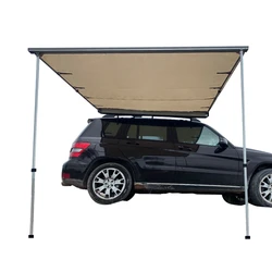 Outdoor 4x4 retractable camping trailer rooftop tent awning Truck Vehicle Over Land aluminum case car side awning
