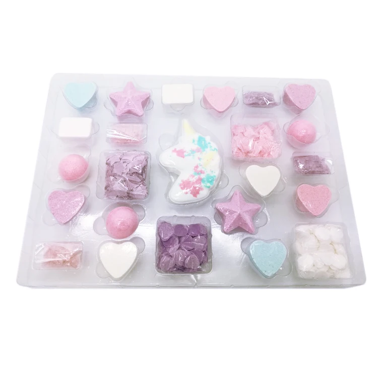 24pc Advent Calendar Natural Bath Salts Bath confetti For Body Care  Bath Bombs Set