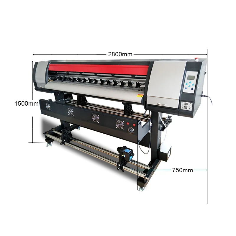 Factory Best quality 1.4m 1.6m 1.8m Large Format  Digital Printer With Epson 4720 Printhead Digital Paper Printing Machine