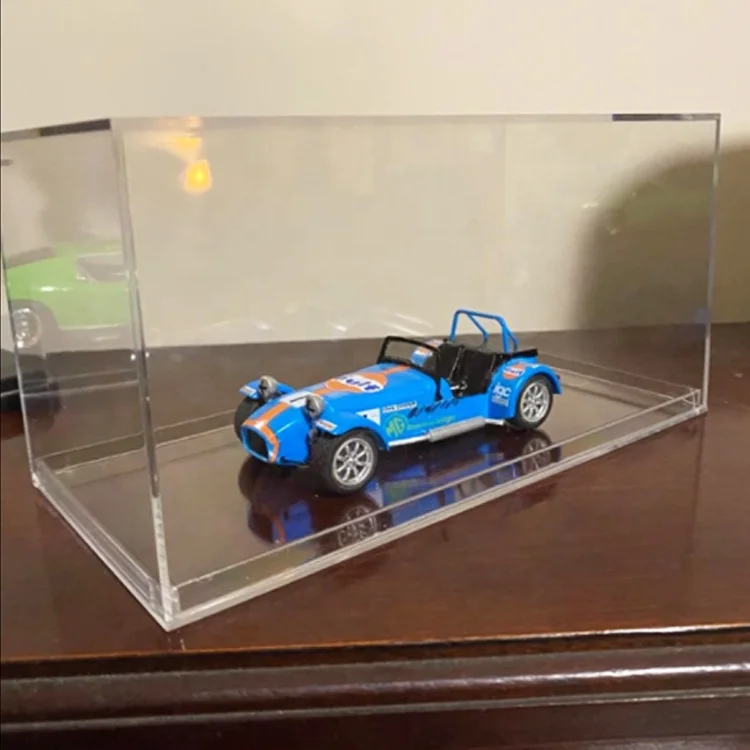 Large Clear Acrylic Display Box Model Car Display Case 1/18 Model Car Clear Box for Collectibles