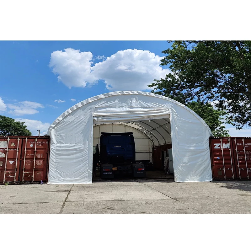 High Quality Heavy Duty  Container Shelter Tent  PVC Covering for  Warehouse Storage Roofing Awning