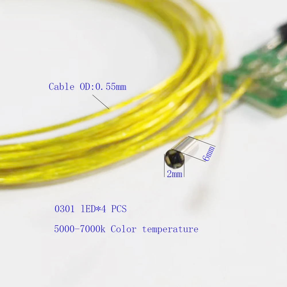 best selling 1.6 mm Medical Endoscope Module 400*400 OV6946 micro endoscope camera module