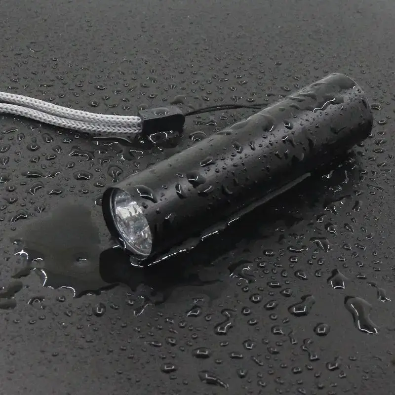 Mini High Power 100 Lumen USB Rechargeable Aluminum Portable Smart Pocket LED Flashlight With 3 Modes Lights