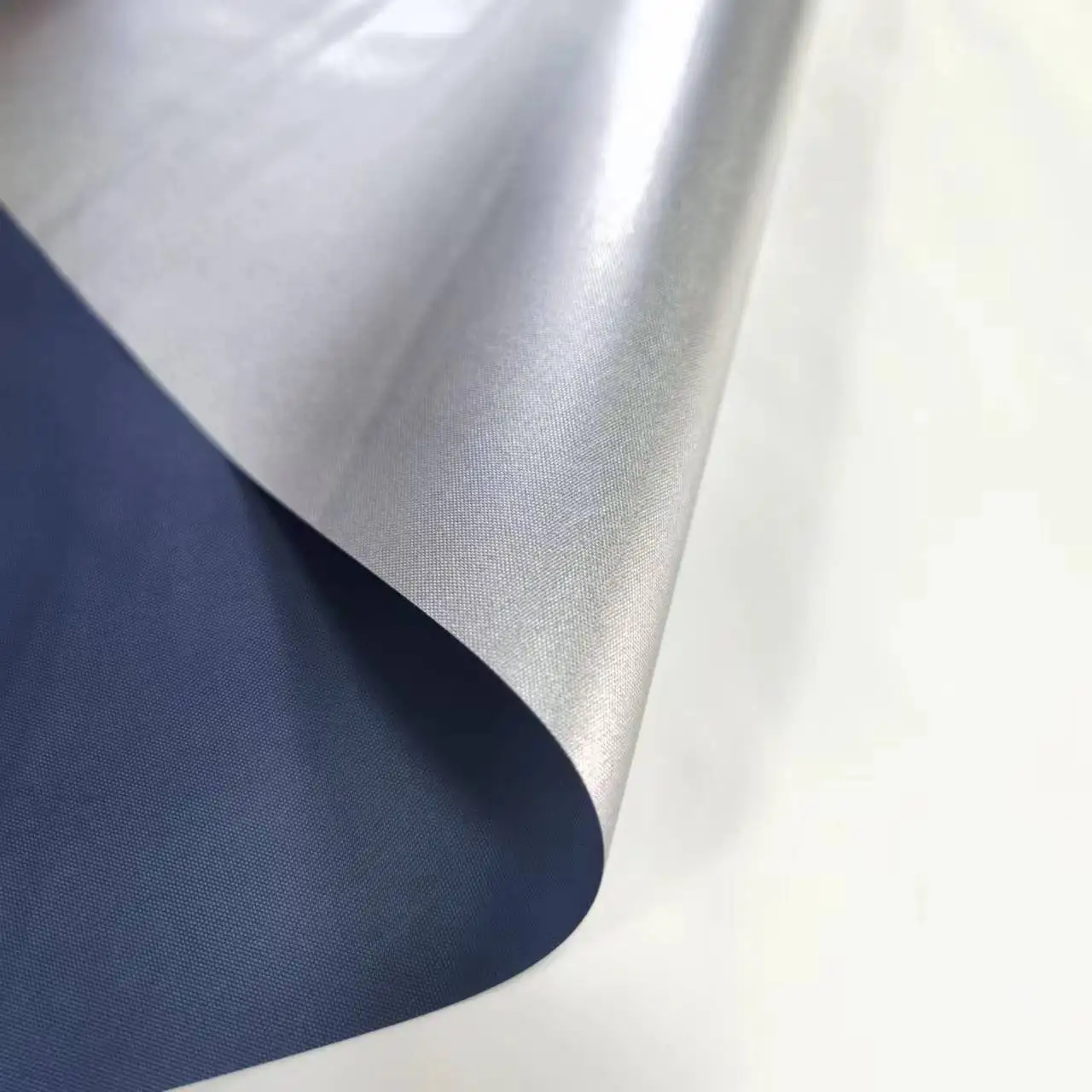 Hot Sale BLACK SILVER TAFFETA 180T Silver Coating Fabric Taffeta Silver Coating Taffeta Fabric  Car Cover Umbrella Tent fabric