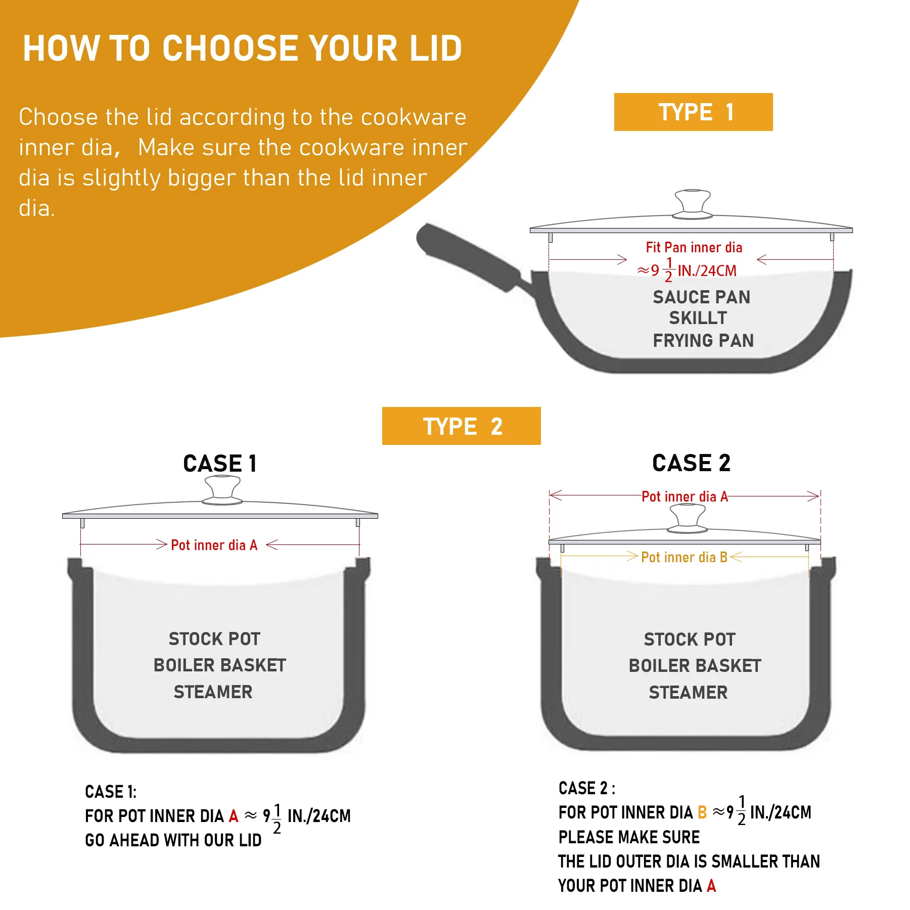 clear tempered glass lid with knob glass pot lid glass cooking pot cover for cookware accessores