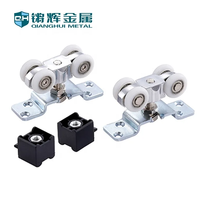modern design zinc alloy sliding wooden door track roller