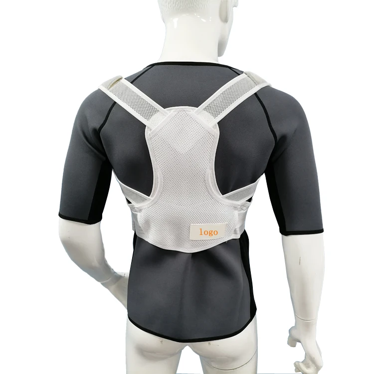 Topdive Comfortable Back Support Adjustable Breathable Back Posture Corrector for Men and Women