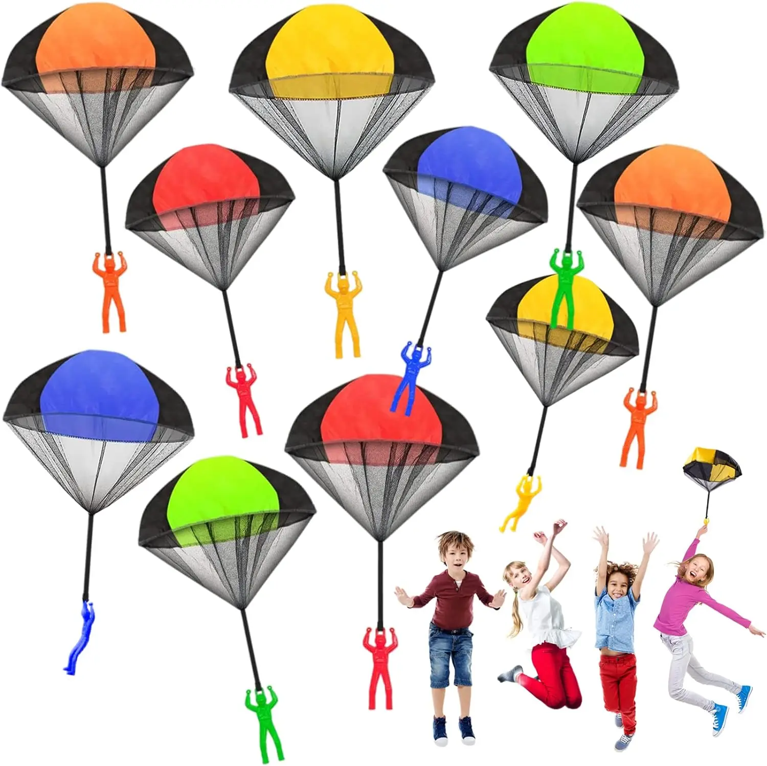 high quality Parachute Toys Free Throwing Toy Parachute Outdoor Toss It Up Flying outdoor Toys