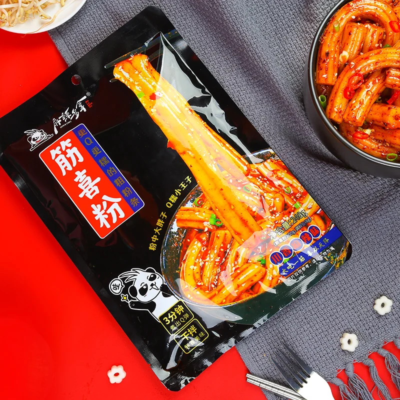 
Hot Selling Delicious Instant Pure Vegan Fast Glutinous Rice Cake Noodles Food 