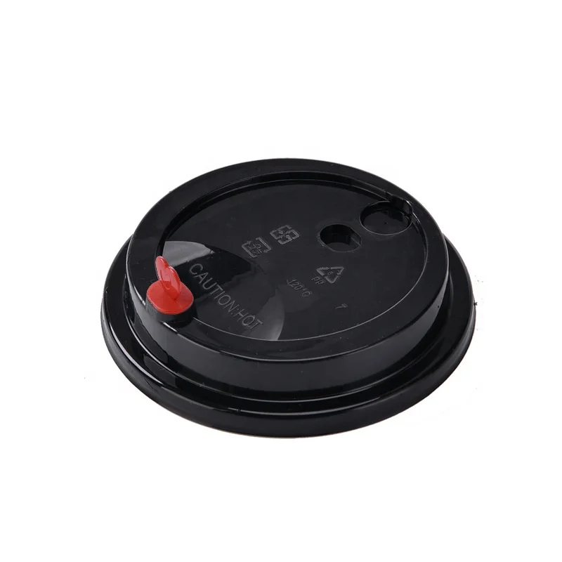 Hot Plastic PP Coffee Cup Cover Carton 90mm Disposable Coffee Cup Lid for plastic cups