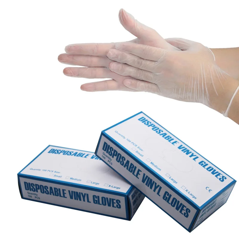 
Best wholesale available many colors disposable vinyl gloves powder free vinyl gloves food grade 