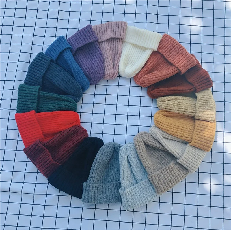 Wholesale 2022 Autumn Winter Adult Kids Matching Wool Beanie Hat