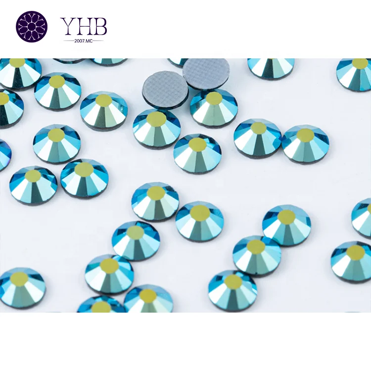Loose Yhb Flat Back Crystal Flat Back Gemstones Bulk Flatback Crystal Bulk Glass Rhinestones for Sale