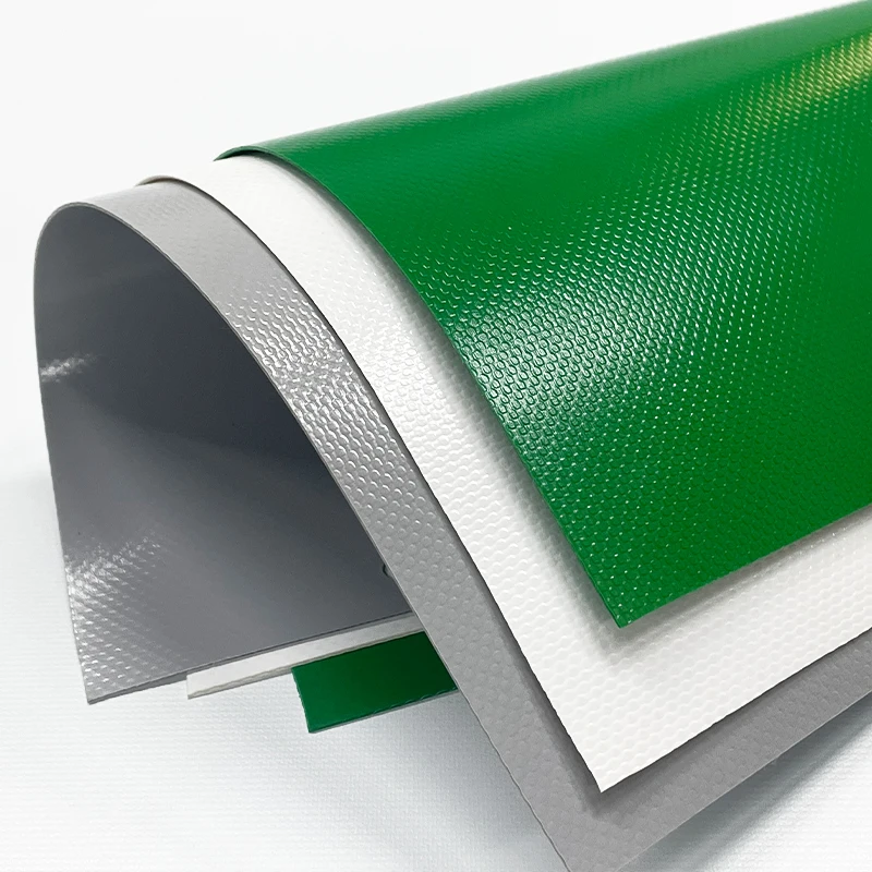 High Strength 1000*1000D 18*18 PVC Tarpaulin Fabric 25 oz 900 Gsm Panama PVC Knife Scrape Tarpaulin and PVC Tarpaulin