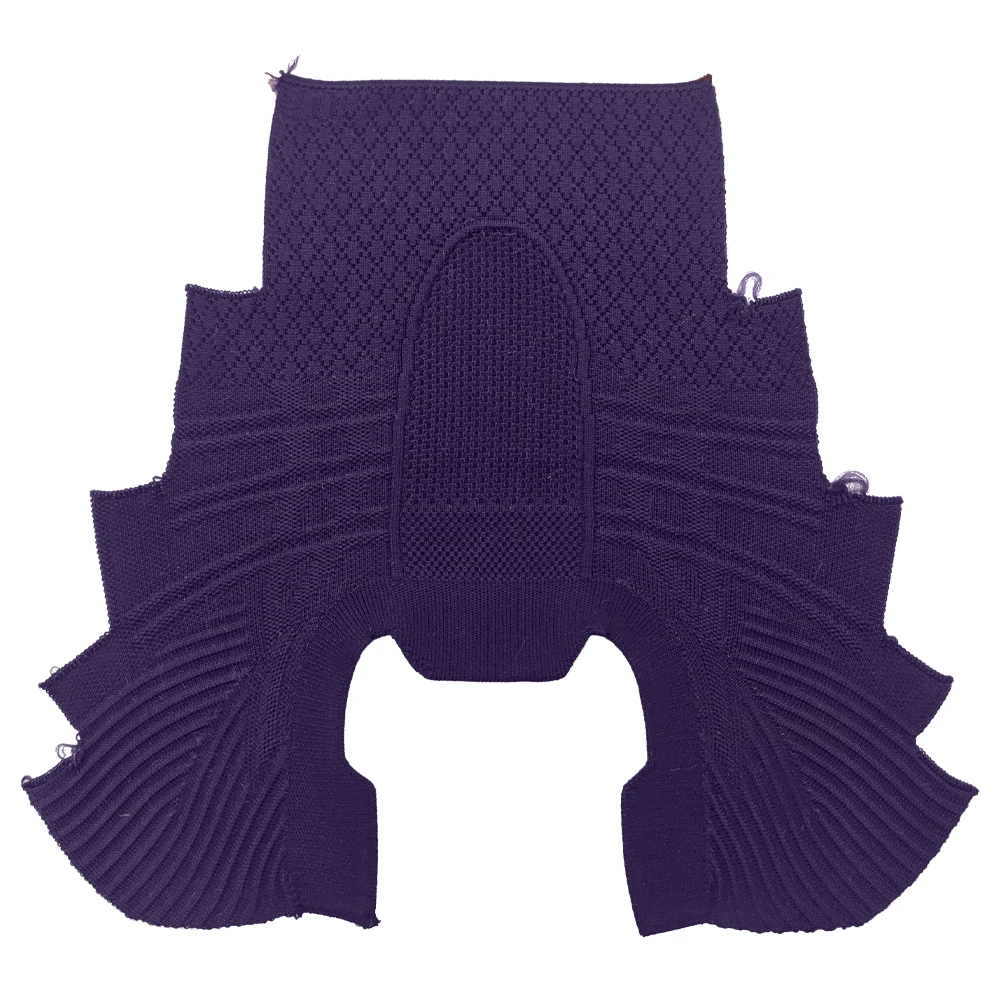 New style Low price mesh vamp 3d fly knit uppers for sports shoes