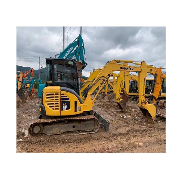 used Komatsu PC55MR mini excavator Made in Japan Mini Track Crawler Small Excavator Micro Digger Tractor for Sale