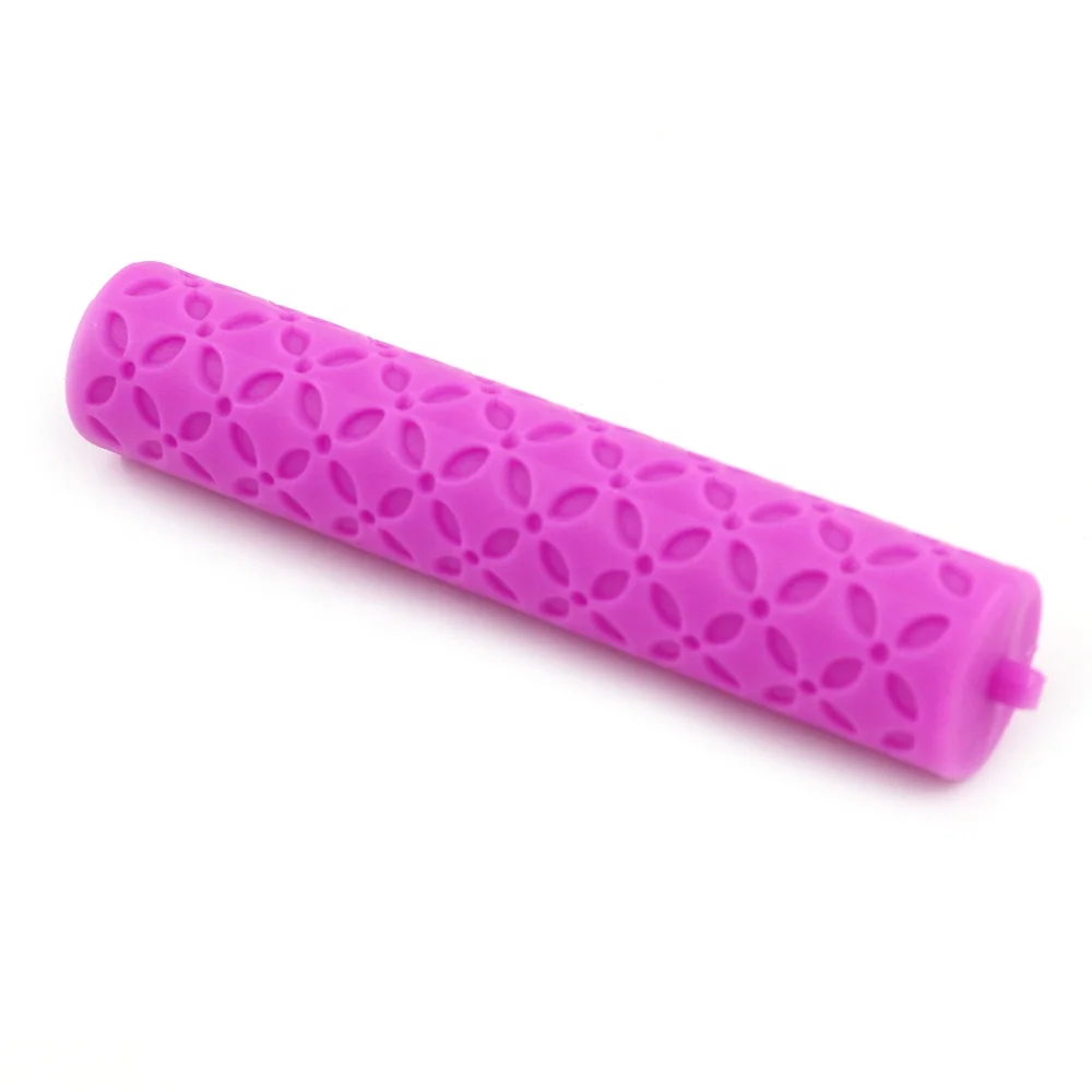 2021 multifunctional use decoration new design embossed marble 12 inch rolling pin