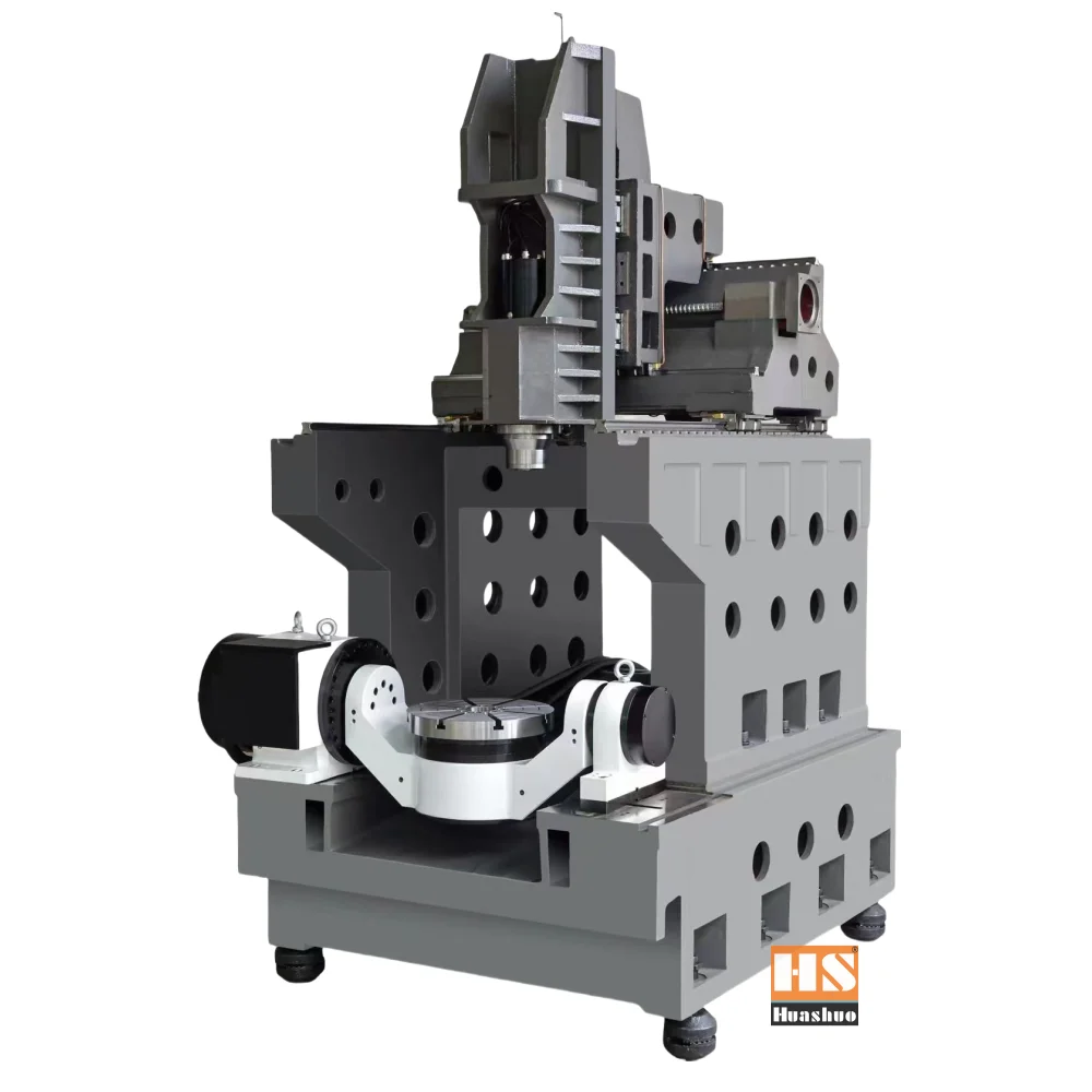 Taiwan VMC High-Accuracy 5 4 Axis Gantry Vertical CNC Machining Center New Used Available Fanuc GSK Control Automatic Motor