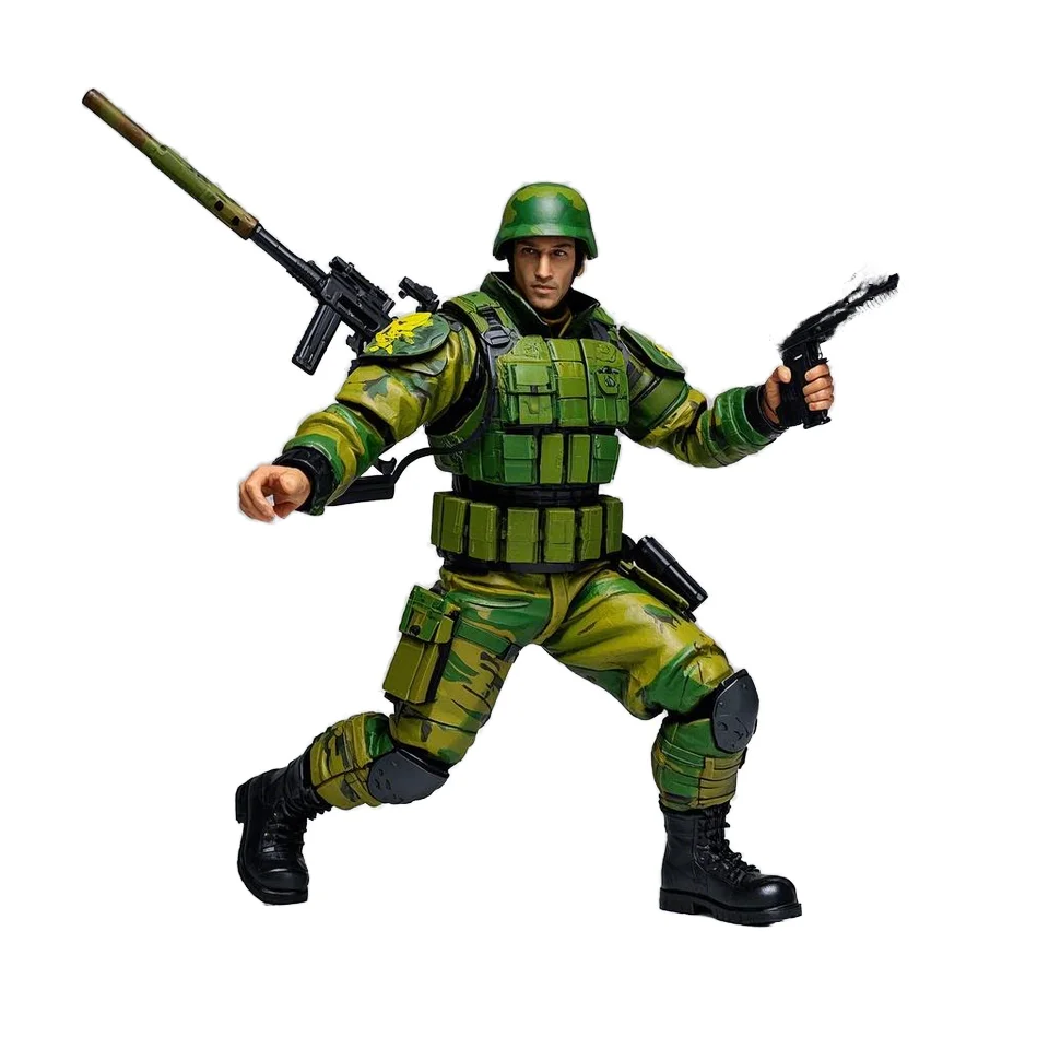 Plastic custom action figure soldier toy hot russian force toy set figura hot small painted 1/6 military action figure