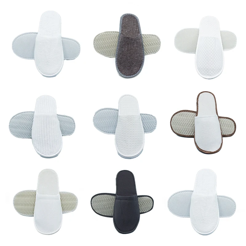 5 Star Hotel Disposable Slippers Custom Luxury Soft Slipper With Logo Support Customization For Guest Room And Spa