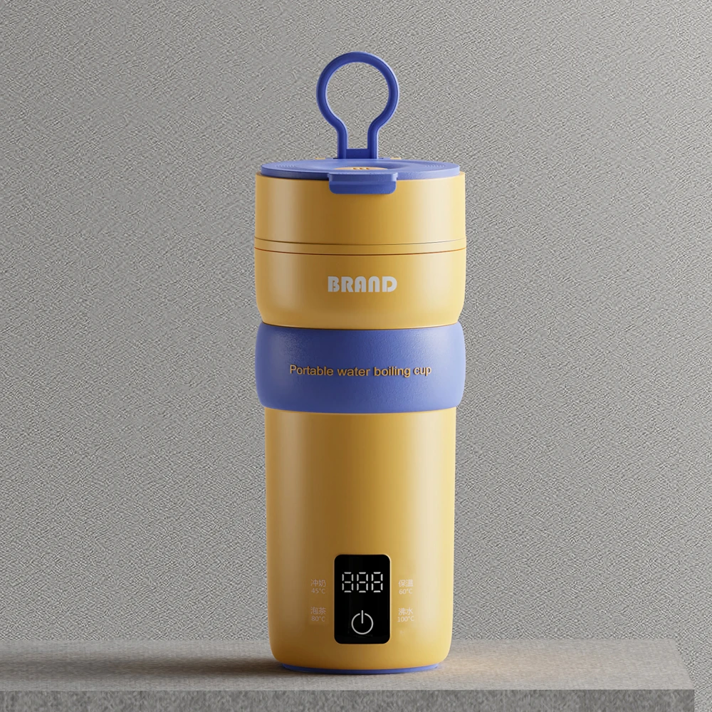Wide Voltage 100-240V Fasting Boiling with LCD Display 4 Preset Temperatures Portable Electric Kettle Travel Small Water Boiler
