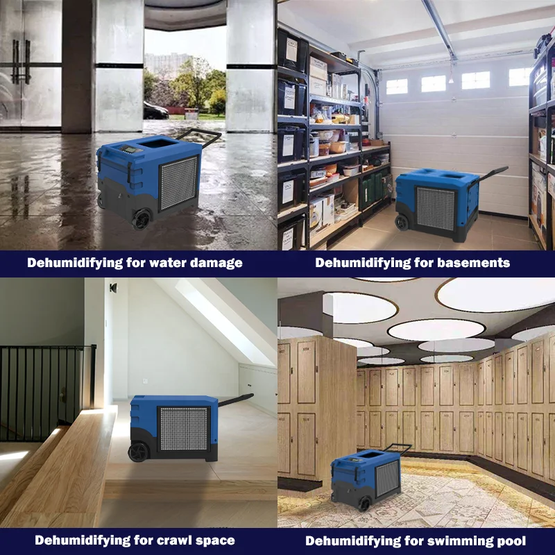 325 PPD water damage industrial commercial dehumidifier with air purifier home