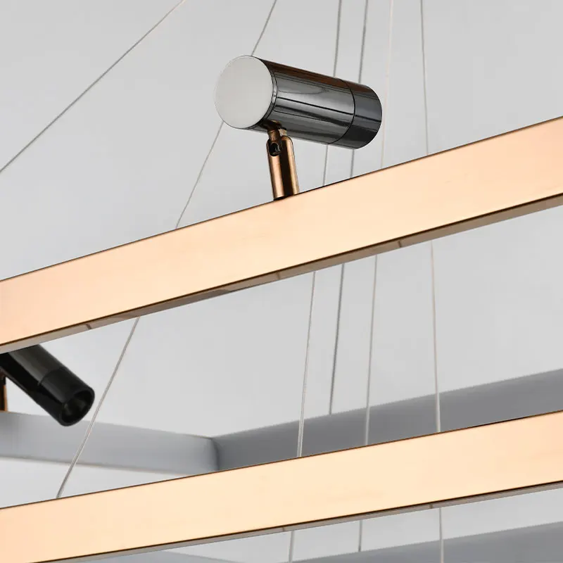 Modern minimalist chandelier living room LED dining home decoration