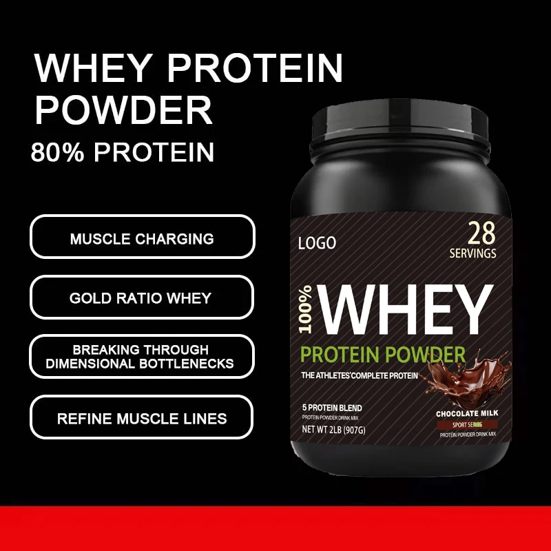 Oem Production And Custom Logo Muscle Protein Supplement Nutritional Protein High Content Immunity Whey Protein Powder