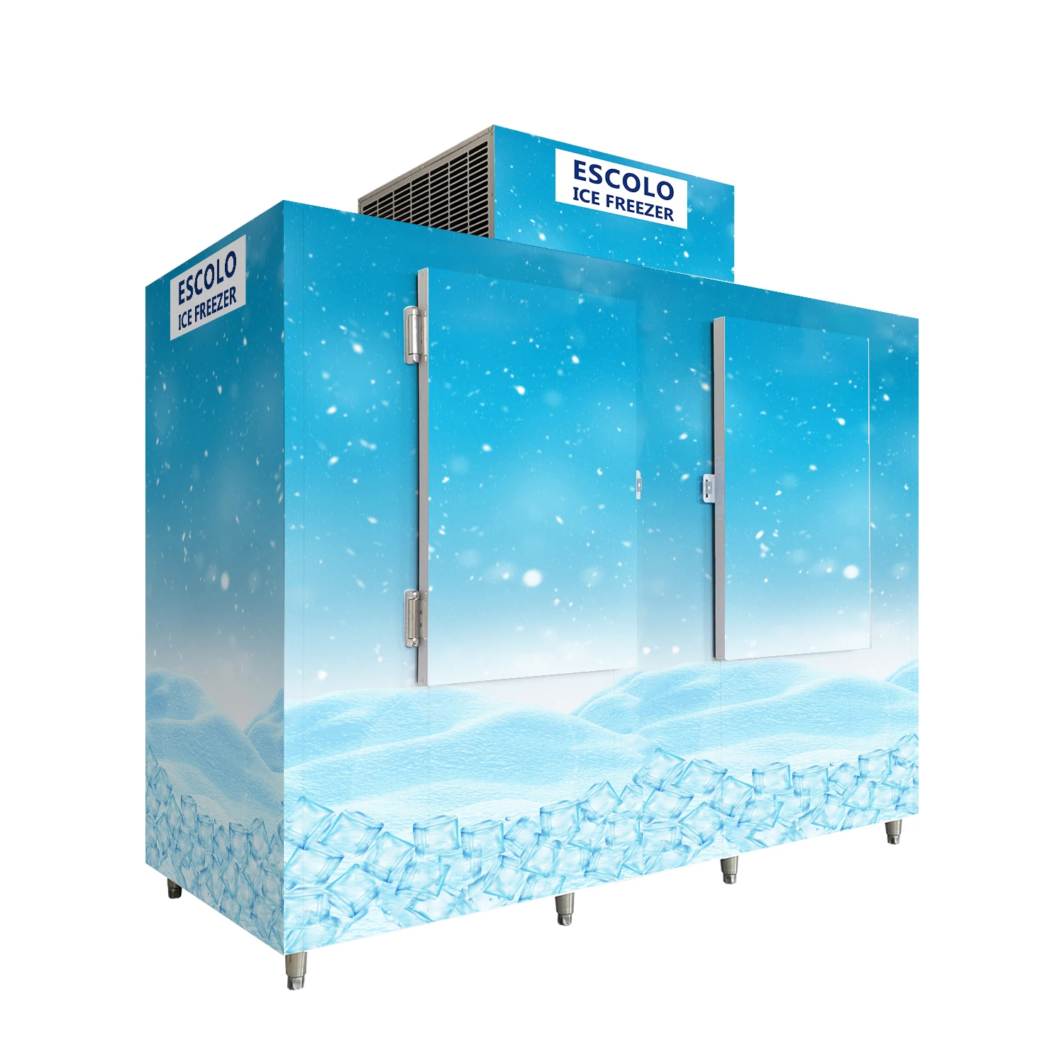 1000L Ice Storage Room Cold Room Freezer For Bag Ice