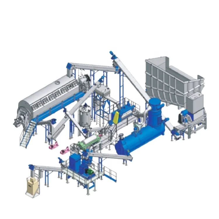 automatic chicken cattle carcass processing line diseased animal farm machine