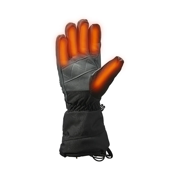 Winter Warm Resistant Heated Gloves With Battery Electric Gloves Heated