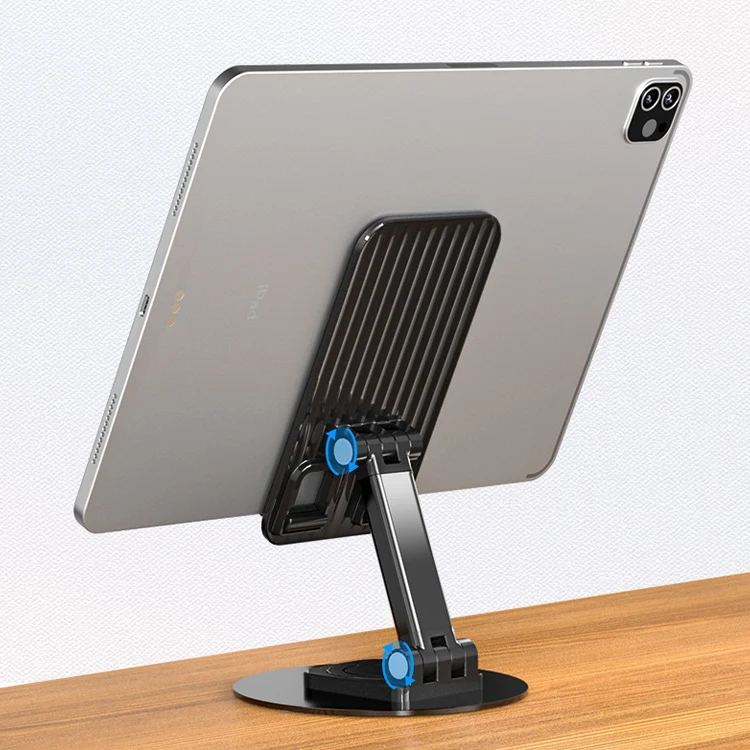 Foldable Phone Stand for Desk - Height Adjustable portable Cell Phone Holder Rotatable phone stand