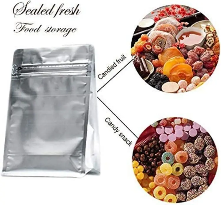 High Barrier Ziplock Heat-Sealable Resealable Stand-Up Solid Color Food Storage Coffee Bean Bags with Vented Valve