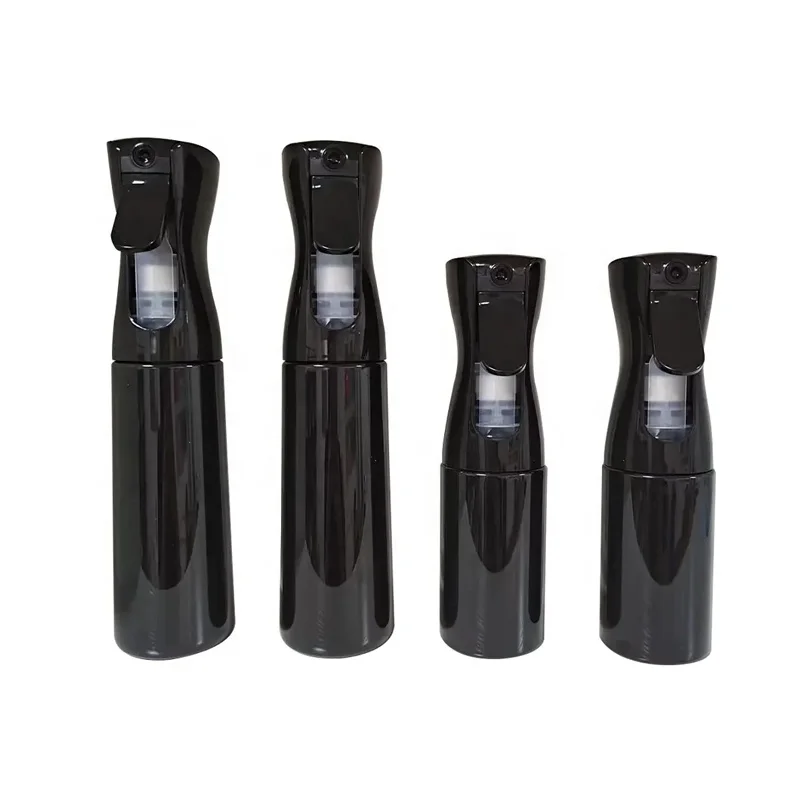 salon hairdressing water Spray matte water spray bottle 500ml 300ml 200ml black Plastic Misty Trigger spray bottle