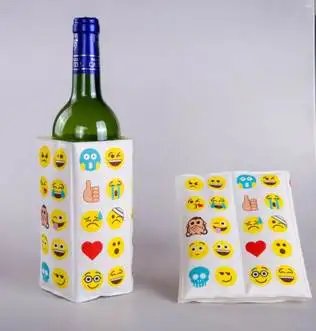 Portable Eco-Friendly 4/8 blocks Bottle Cooler Reusable Wine and Beer Cooler